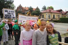 Barwny Korowód na ulicach Wieliczki