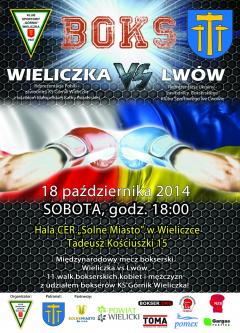 Zapraszamy na mecz bokserski Wieliczka vs Lwów