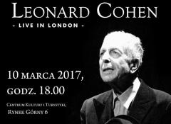 Ilustrowana Muzyką Historia Rocka: Leonard Cohen „Live in London”