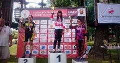 Srebrny medal Mistrzostw Polski w zawodach BMX dla zawodniczki Towarzystwa Sportowego Wilga Golkowice