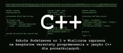 Programowanie w języku C++ w Szkole Podstawowej Nr 3 w Wieliczce