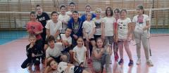 Turniej badmintona w Szkole Podstawowej w Węgrzcach Wielkich
