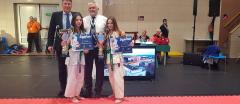 1 i 3 miejsce zawodiczek Wielickiego Klubu Karate Kyokushuinkai w Mistrzostwach Polski