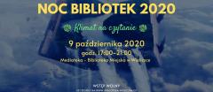 Noc Bibliotek 2020 - Klimat na czytanie