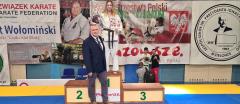 Zawodniczka Wielickiego Klubu Karate Kyokushinkai Klaudia Słonka Mistrzynią Polski Juniorek 2020