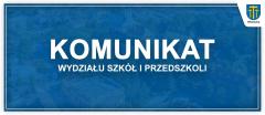 Komunikat dla kandydatów do pracy w Przedszkolu Samorządowym nr 6 w Wieliczce