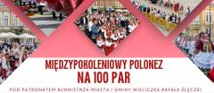 Międzypokoleniowy Polonez na 100 par w Wieliczce