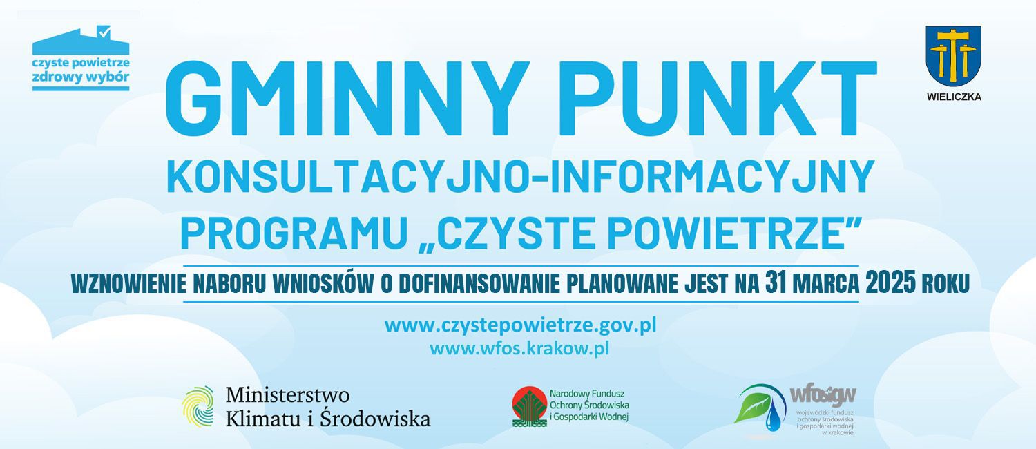 Informacja dla mieszkańców dotycząca Programu Czyste Powietrze!