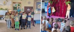 Spektakl „Wymieciona Dżungla w Szkole Podstawowej w Grajowie