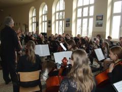 Młodzieżowa orkiestra symfoniczna z Rygi w Wieliczce