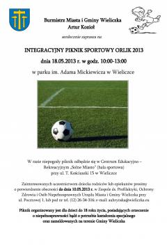 Integracyjny Piknik Sportowy Orlik 2013