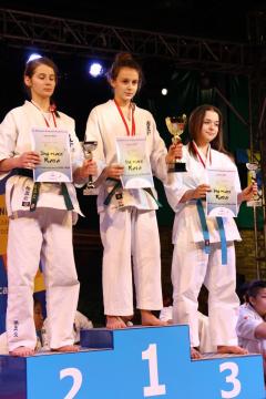Gabriela Obrok na XXVII Mistrzostwach Europy Karate Kyokushin